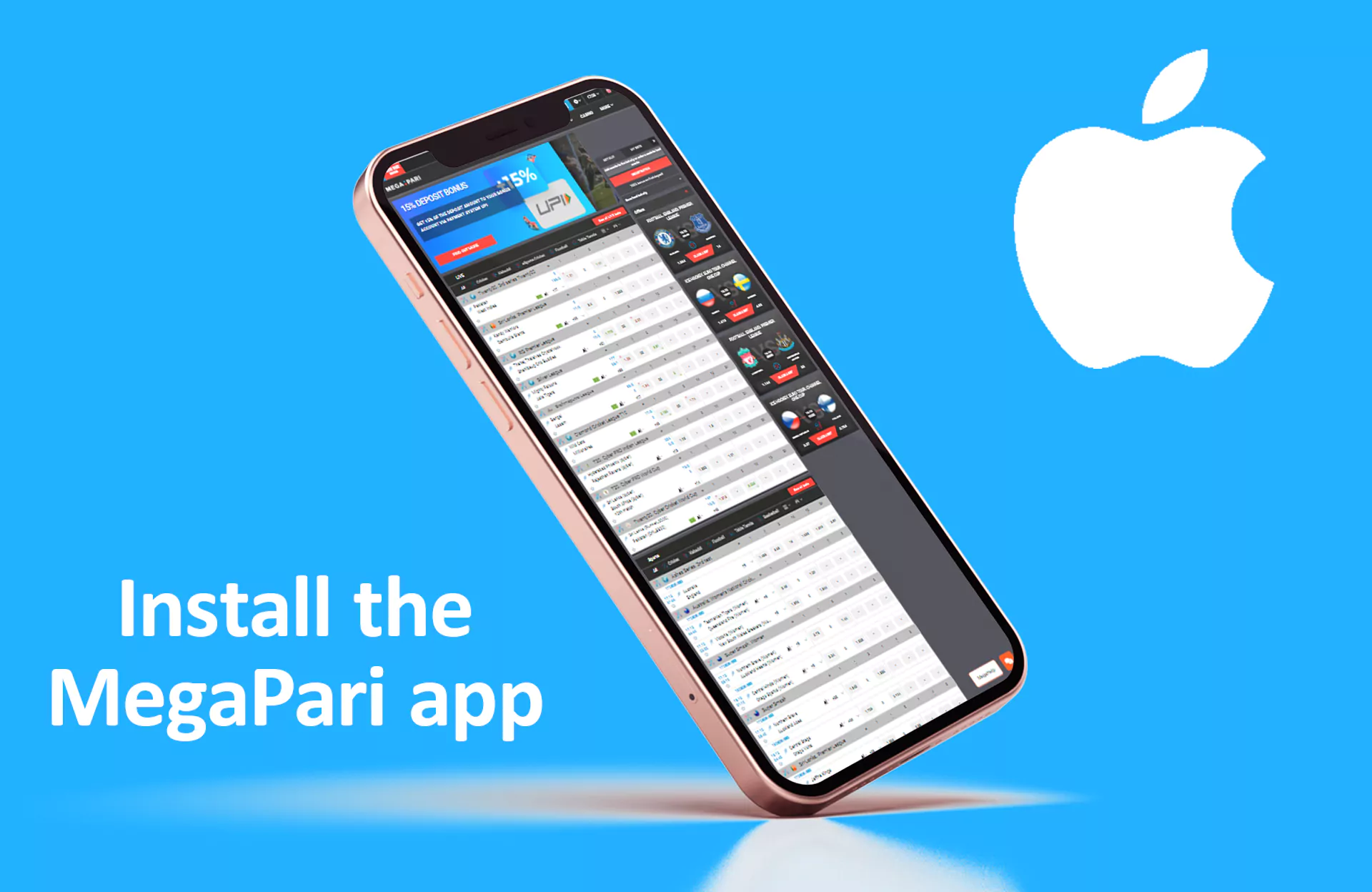 You can install the app on your iPhone or iPad.
