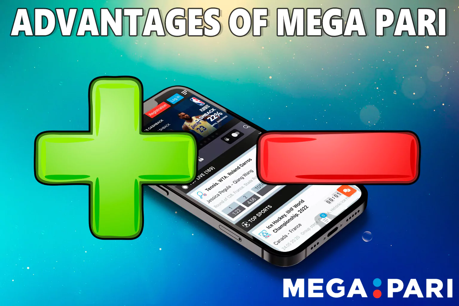 Mega Pari is constantly improving the quality of services provided, making the most comfortable conditions for players.